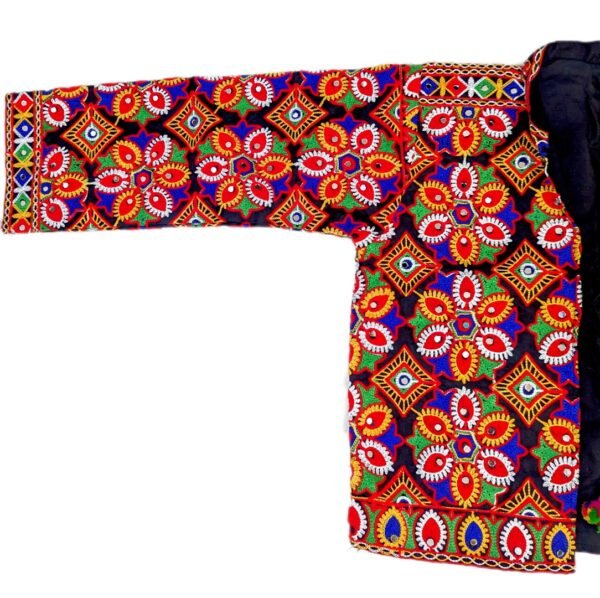 Gujarati Embroidery Covered Coat For Men and Women - Image 3