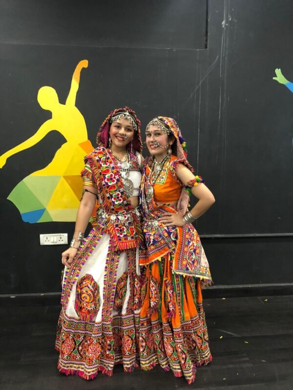 Blue/Orange/White/Pink Couple Dress - Image 5