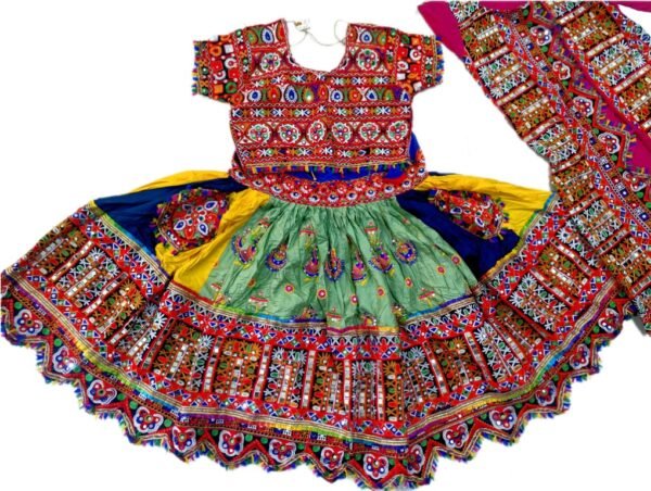 Short Chanyacholis with a Embroidered Coat/Jacket - Image 5