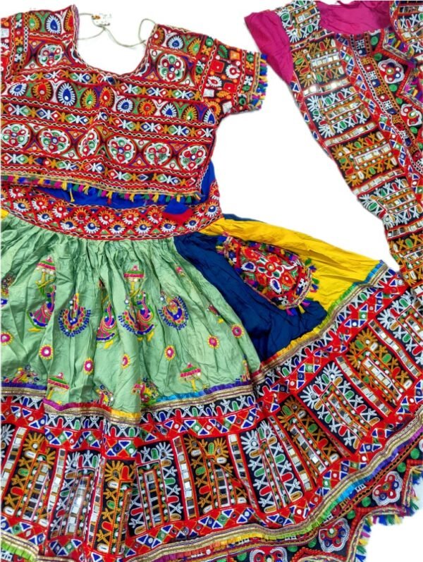 Short Chanyacholis with a Embroidered Coat/Jacket - Image 6