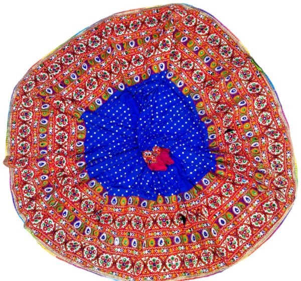 Blue Chanyacholi with Colorful Dupatta Options