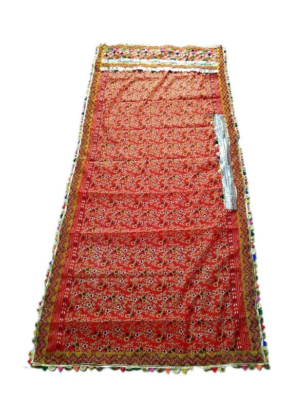 Exquisite Dupatta Featuring Special Head Gujarati Embroidery - Image 3