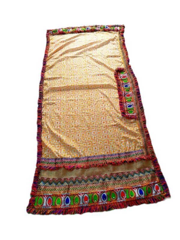 Exquisite Dupatta Featuring Special Head Gujarati Embroidery - Image 5