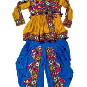 Yellow And Blue Kedia
