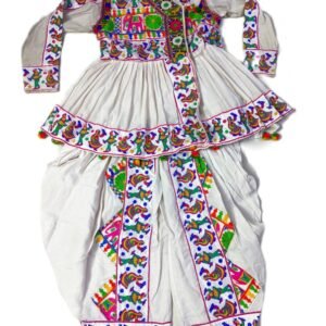White Kedia with Embroidery