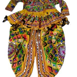 Yellow Kedia with Embroidery