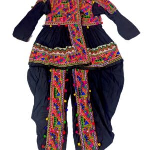 Black Kedia With Embroidery