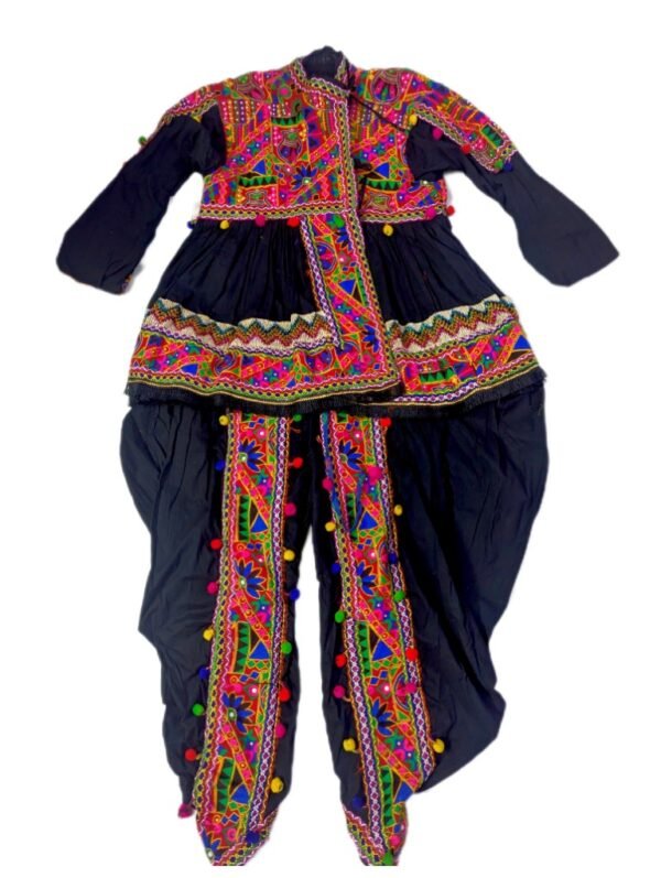 Black Kedia With Embroidery