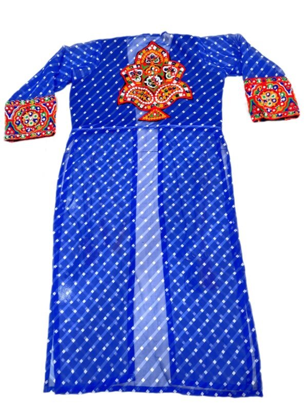 Long Jacket with Gujarati Embroidery - Image 4