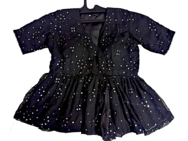 Black Kedia Style Blouse