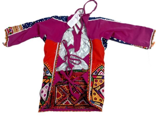 Blue and Green Long Classic Gujarati Blouses - Image 2