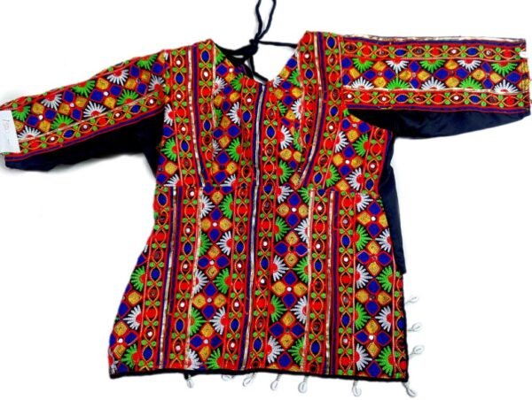 Authentic Fully Covered Gujarati Embroidery Long Blouses - Image 3