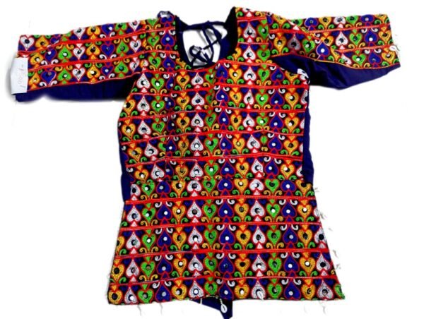 Authentic Fully Covered Gujarati Embroidery Long Blouses - Image 9