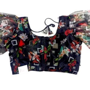 Black Printed Blouse