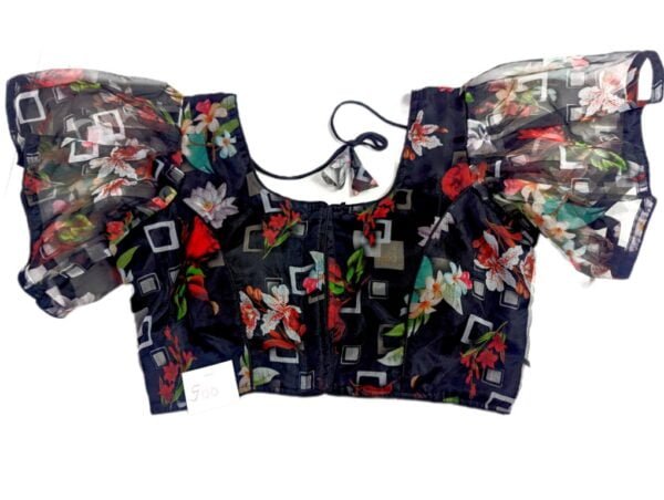 Black Printed Blouse
