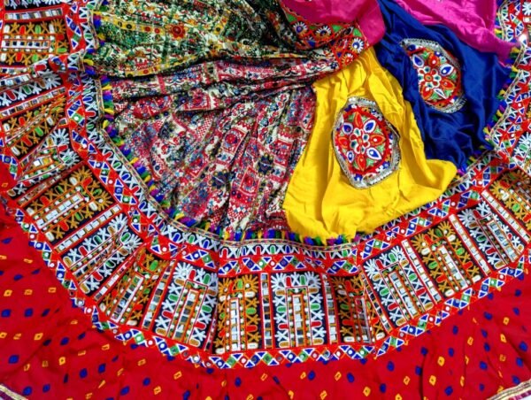 Half and Half Chanyacholis with Multi Layer Borders - Image 2