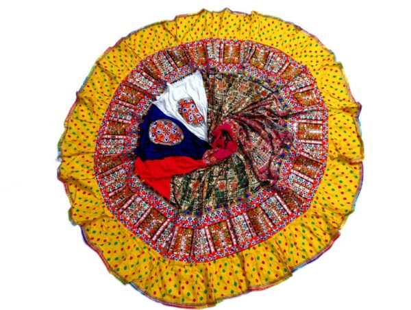 Half and Half Chanyacholis with Multi Layer Borders - Image 3