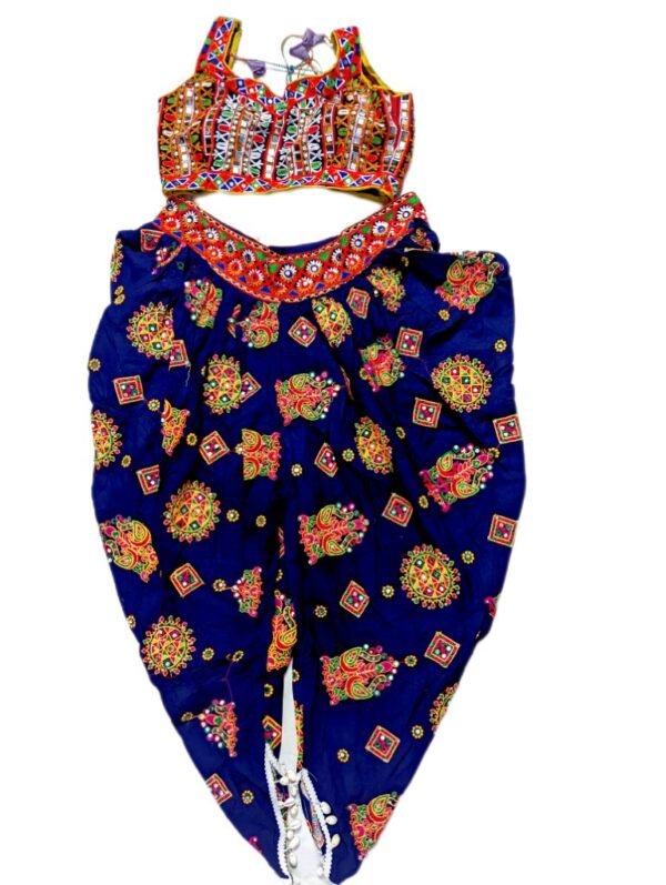 Dhoti Set (Dhoti, Blouse and Coat) - Image 4