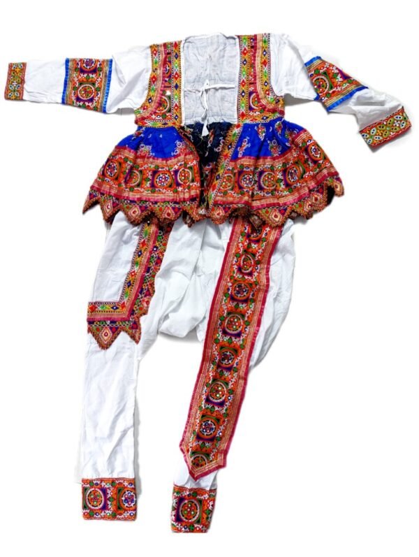 3 Piece White Kedia