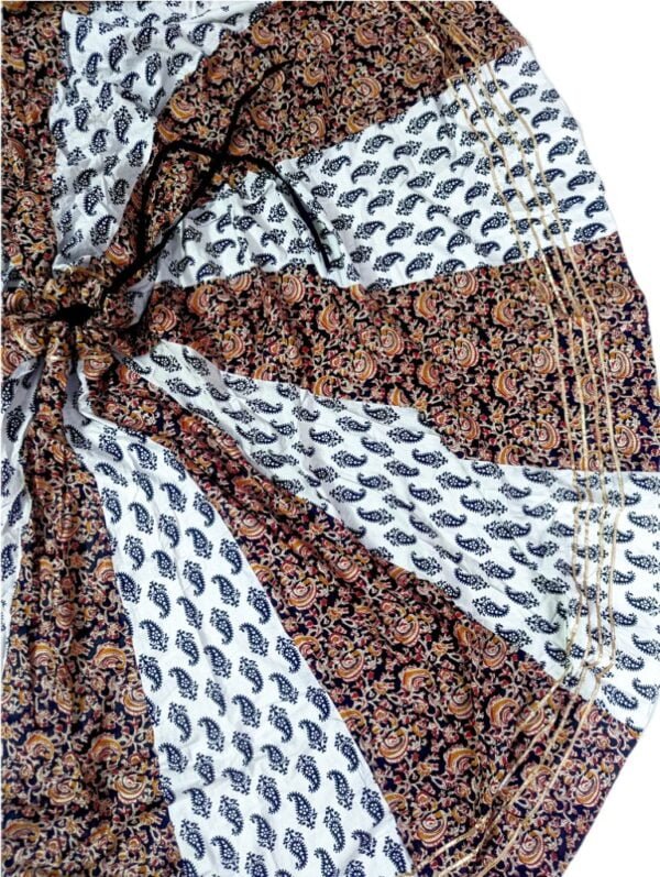 Black and White Print Lehenga - Image 2