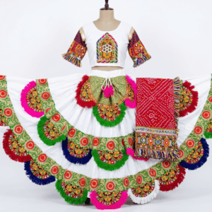 Multi Layer White Chanyacholi