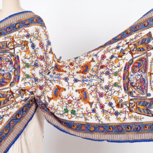 Doli Embroidery White and Red Dupattas