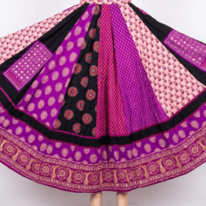 Purple Multi Layer Lehengas (08m Gher)